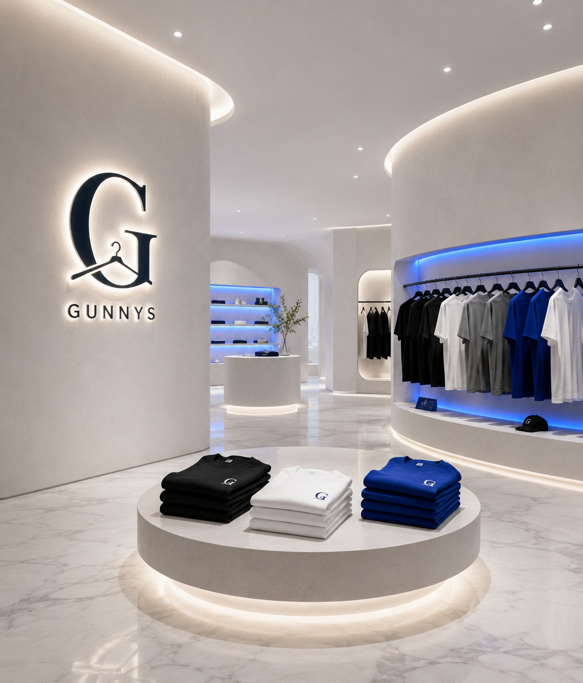 Gunnys custom brand design detail