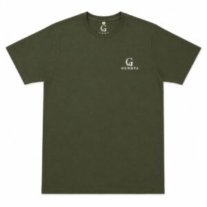 Gunnys Olive Green T-Shirt – Trendy Casual Streetwear