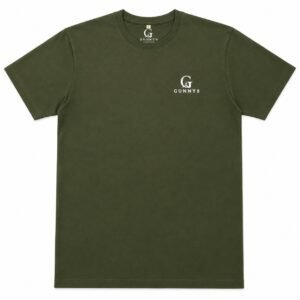 Gunnys Olive Green T-Shirt – Trendy Casual Streetwear